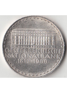 AUSTRIA 50 Schilling Ag. 150 Anniv. Banca Nazionale Fior di Conio